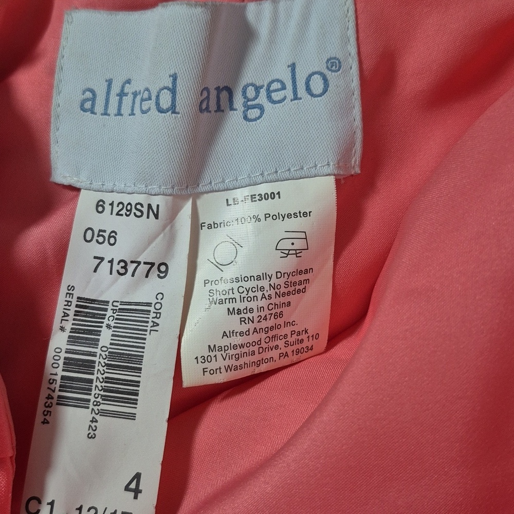 Alfred Angelo Vibrant Corral Gown, All Forml Events. - Picture 3 of 5